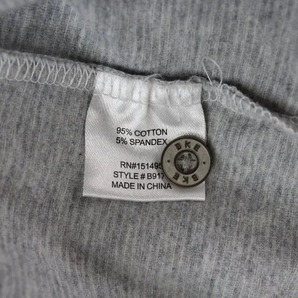 BKE Mens XL Gray Pinstripe Stretch Everyday Wear Polo Shirt Athleisure - Picture 9 of 9